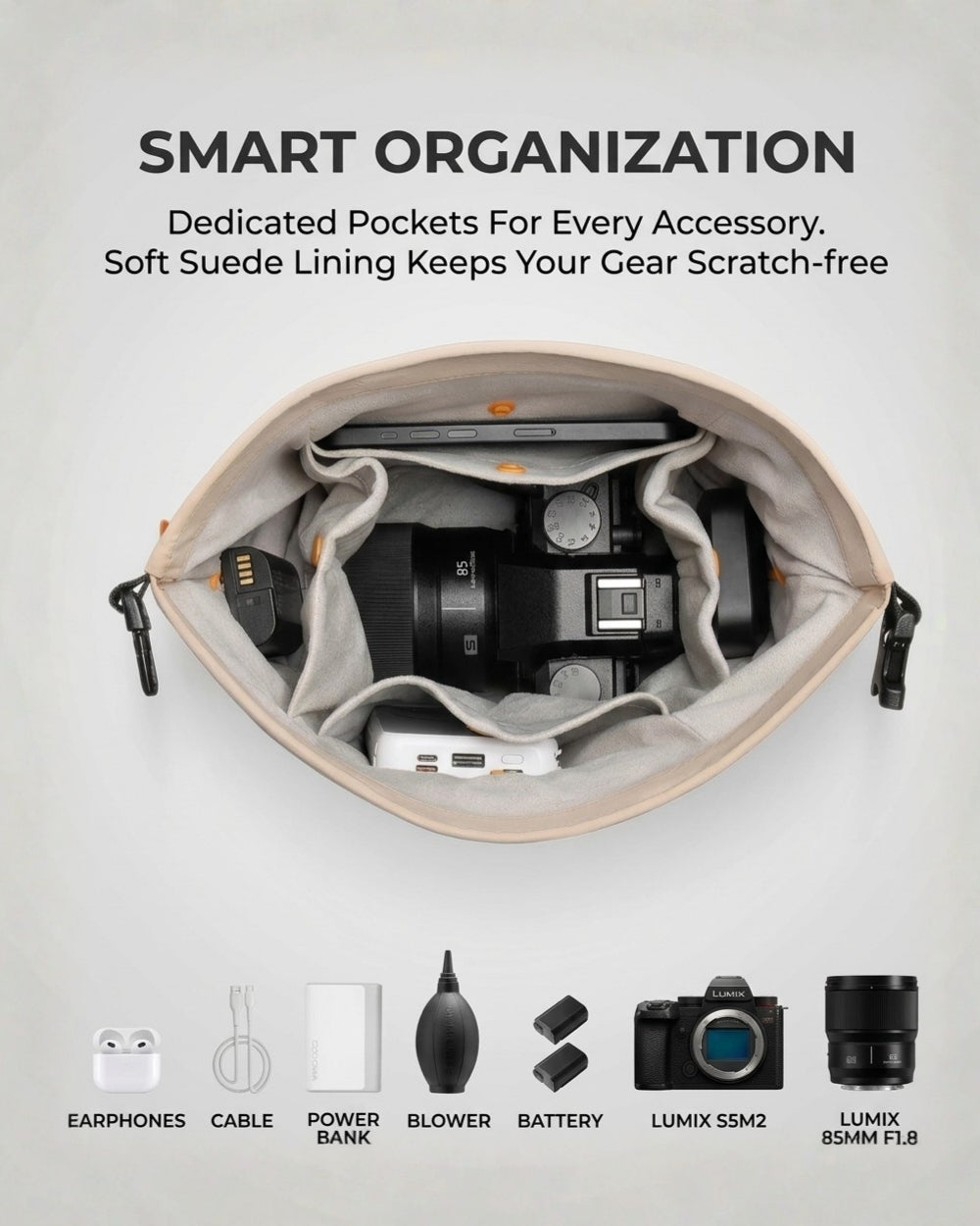 Everyday Camera Bag & Rope Strap MORA