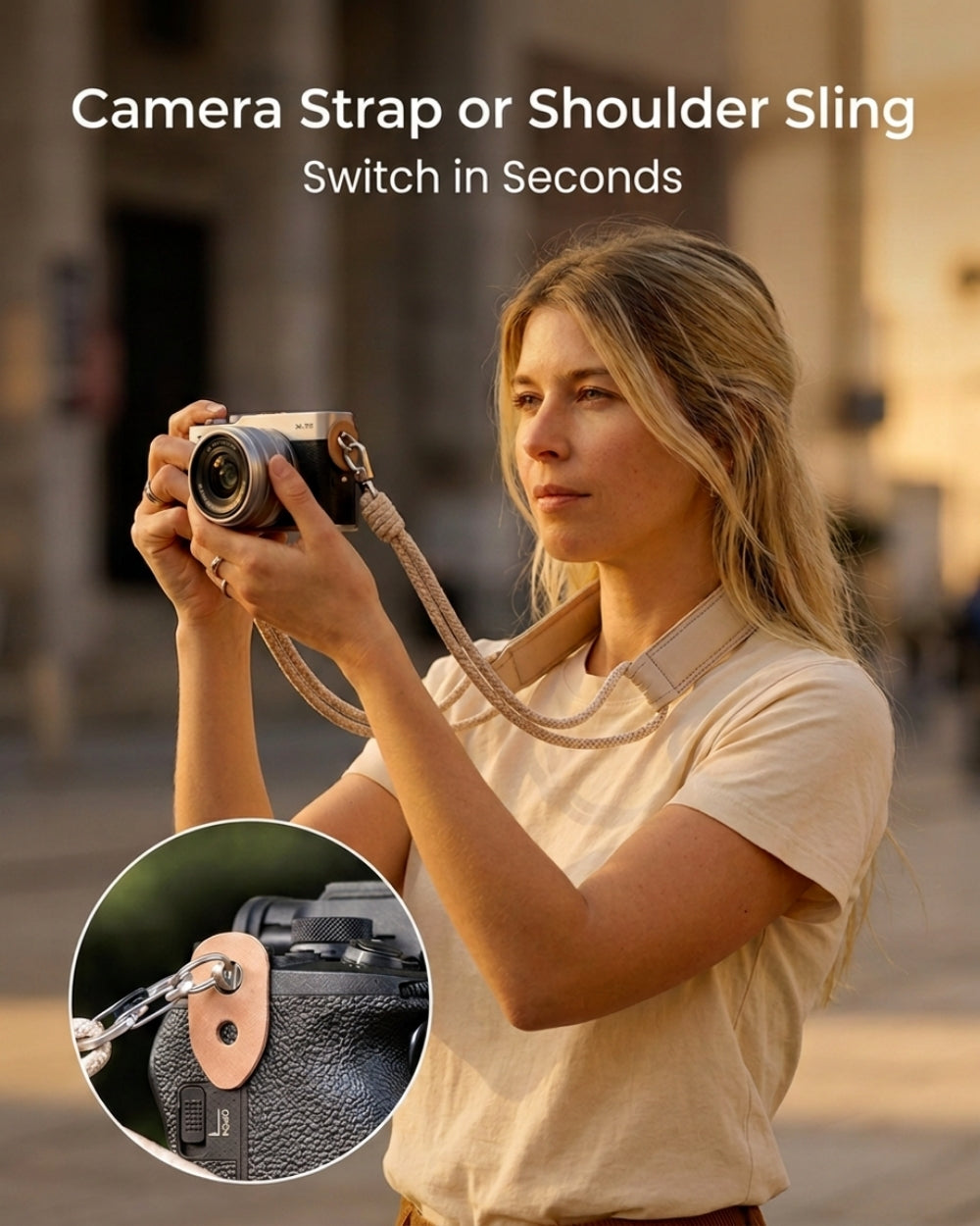 Everyday Camera Bag & Rope Strap MORA